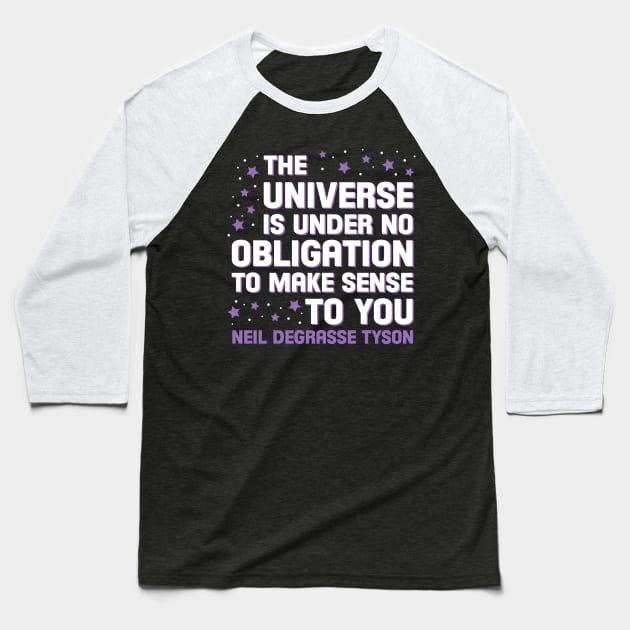 Obligations of the universe Baseball T-Shirt by Zap Studios